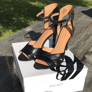 Nine West open toe heels